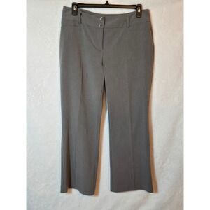 Alfani‎ Women's 14S Gray Dress Pants Career Trousers Classic Wide Leg